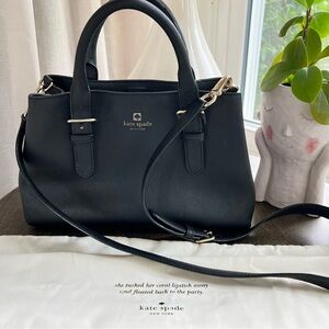 Kate Spade Purse with Removable Strap - Includes dust bag